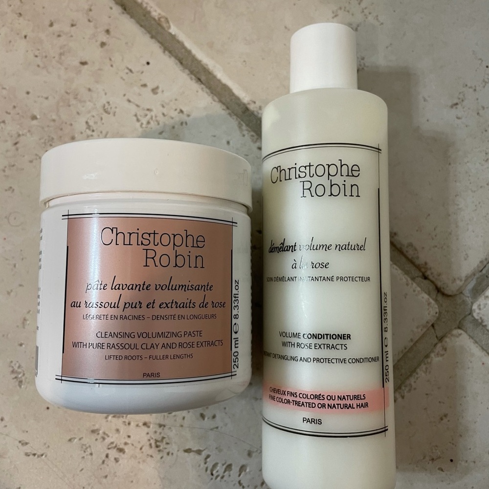 Christophe Robin shampoo and conditioner